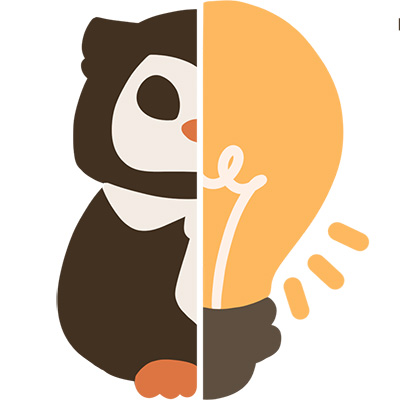BIC Logo - Owl Lightbulb