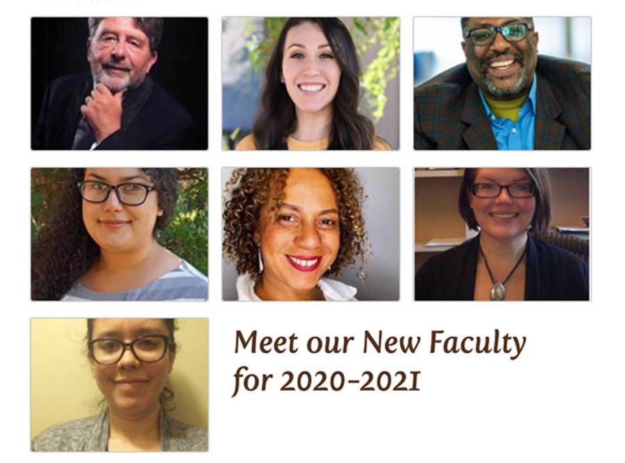 Meet our new faculty for 2020-2021