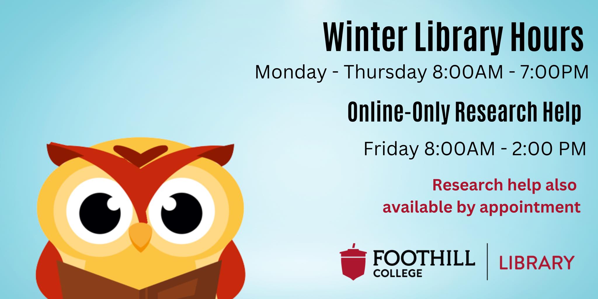 Library Winter Hours