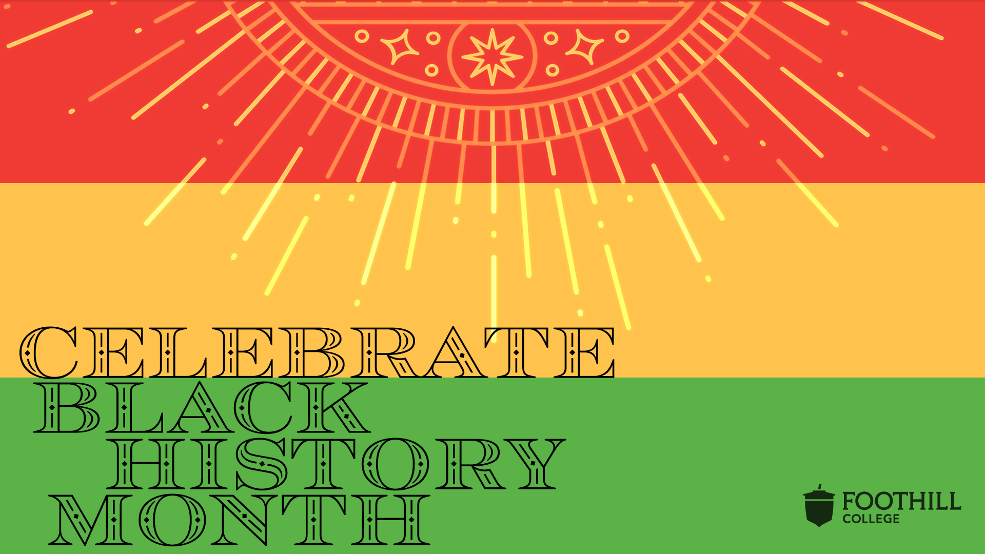 Black History Month colorful background