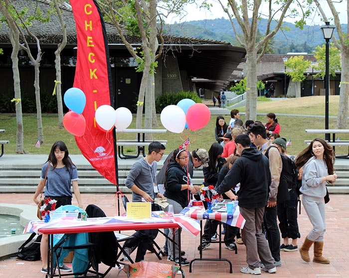 Students in Quad