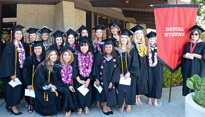 group of dental hygiene graduates