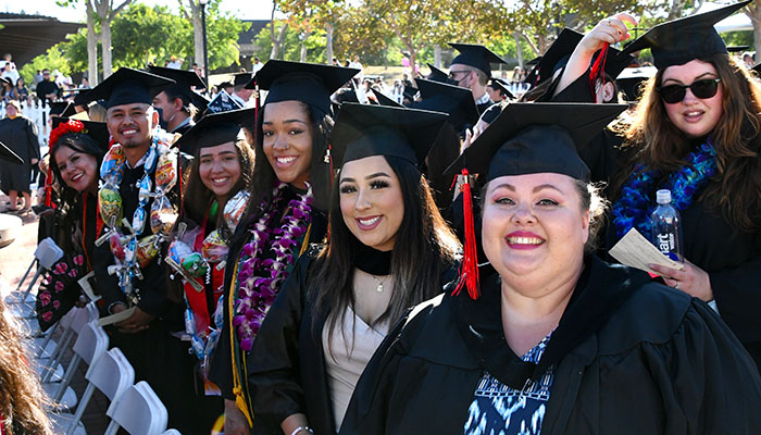 group of graduating students